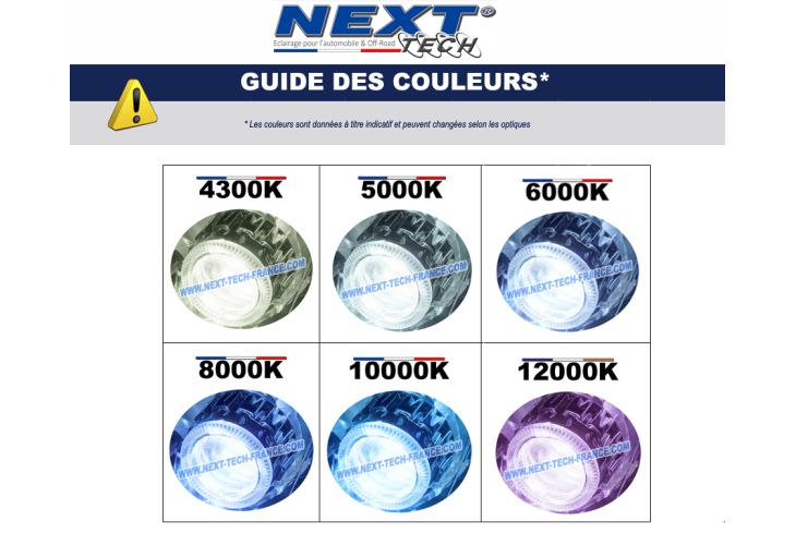 Ampoule xenon H11 55W Next-Tech® de rechange - Vendues par paire