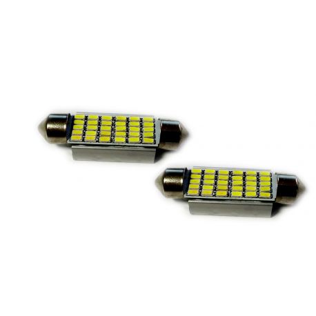 Veilleuses ampoules navette C10W à 30 Leds CANBUS Veilleuses ampoules navette C10W à 30 Leds CANBUS