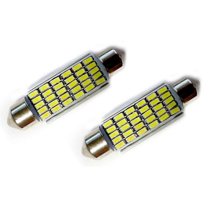 LncBoc C5W 31MM Ampoule Extrêmement Lumineuse CANBUS 4SMD 3030 LED Plaque  Ampoule Festons navette plafonnier Veilleuse voiture lumiere Xenon Blanc