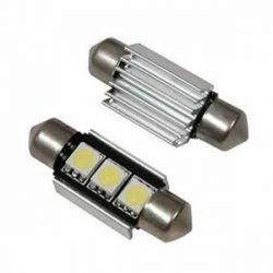 Veilleuses ampoules navette C5W à Led 1W CANBUS