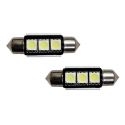 Veilleuses ampoules navette C5W à Led 1W CANBUS