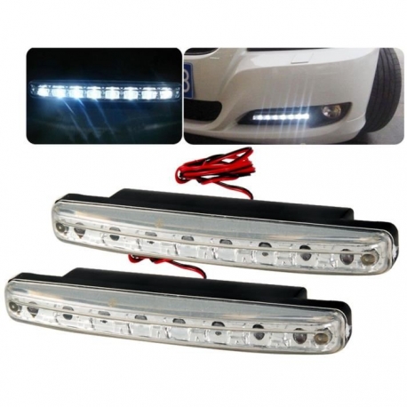 Pliable Voiture Cob 10 Led Feux De Jour Universel Auto - Temu France