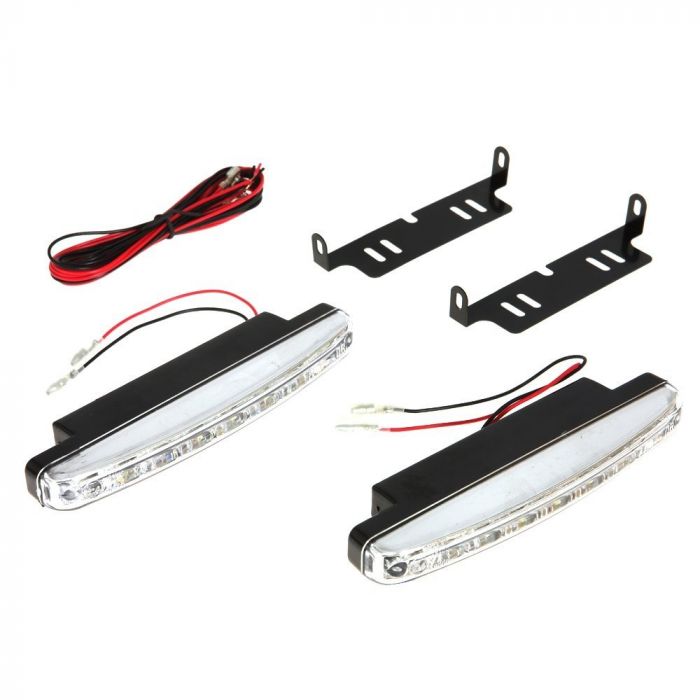 Feux de jour LED pour voiture compatibles avec moto et quad