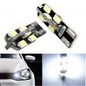 Ampoules veilleuses à LED W5W T10 3W CANBUS - Blanc froid