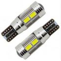 Veilleuses LED T10 W5W haut de gamme CANBUS 8W CREE - Blanc