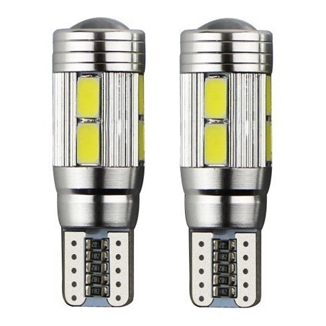 Veilleuses LED T10 W5W haut de gamme CANBUS 8W CREE - Blanc Veilleuses LED T10 W5W haut de gamme CANBUS 8W CREE - Blanc