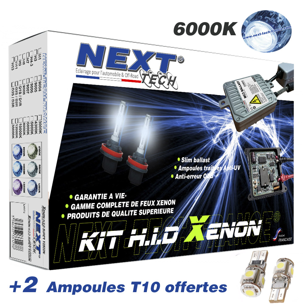 H7 55W effet xenon 6000K Next-Tech