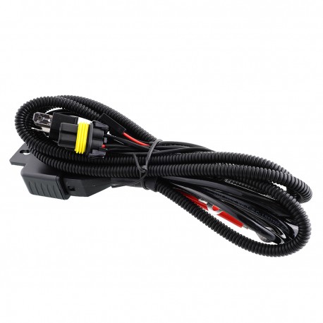 Faisceau de cable kit xénon H4-3 avec relais de rechange Faisceau de cable kit xénon H4-3 avec relais de rechange