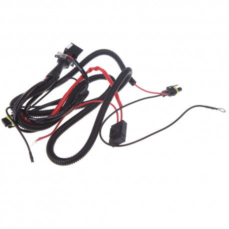 Faisceau de cable avec relais Hi/Lo de rechange pour kit xénon H6m Faisceau de cable avec relais Hi/Lo de rechange pour kit xénon H6m