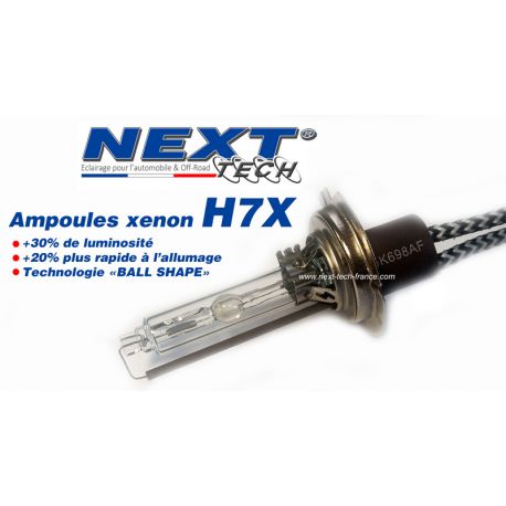 Ampoule xenon 55W haut de gamme H7X Next-Tech® - Vendues par paire Ampoule xenon 55W haut de gamme H7X Next-Tech® - Vendues par paire