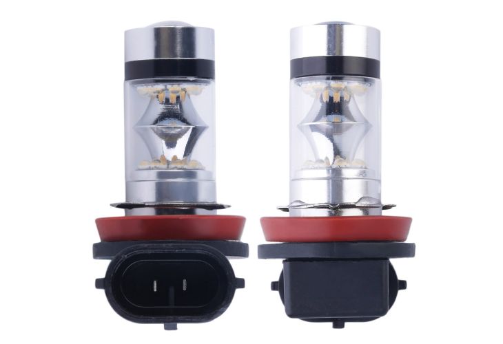 Ampoule H11 LED 55W 360° blanc NextTech® équivalent à 100W