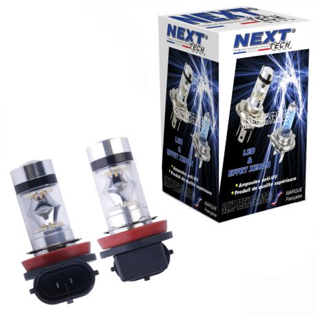 Ampoules H11 LED 35W 360° blanc - Next-Tech® Ampoules H11 LED 35W 360° blanc - Next-Tech®