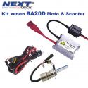 Kit xenon BA20D 55W slim ballast XPO™ moto et scooter Next-Tech®