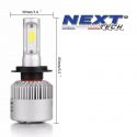 Ampoules LED ventilées H11 / H8 / 75W blanc - Next-Tech®