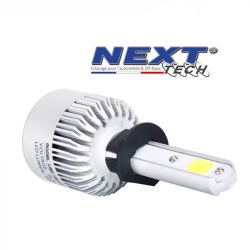 Ampoule LED moto ventilée H1 75W blanc - Next-Tech®