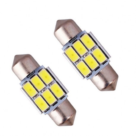 Ampoules navette C3W 31mm CANBUS Anti erreur ODB pour éclairage de plaque Ampoules navette C3W 31mm CANBUS Anti erreur ODB pour éclairage de plaque