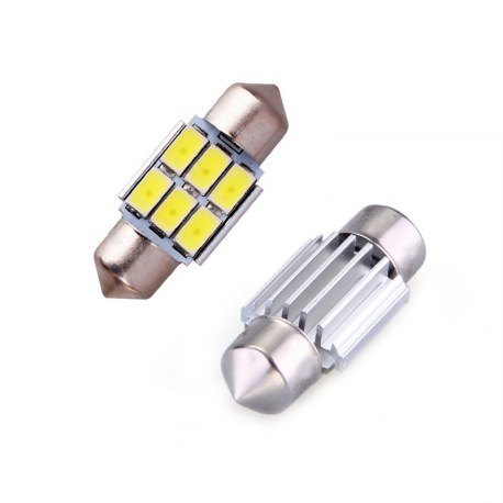 Ampoules navette C3W 31mm CANBUS Anti erreur ODB pour éclairage de plaque Ampoules navette C3W 31mm CANBUS Anti erreur ODB pour éclairage de plaque