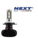 Ampoule LED moto H4 courtes 55W sans ventilateur - Next-Tech®
