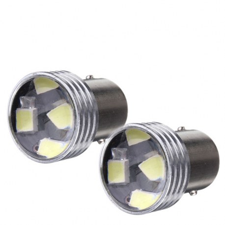 Ampoules LED P21W BA15S 1156 courtes - blanc Ampoules LED P21W BA15S 1156 courtes - blanc