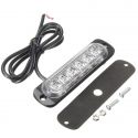 Feu de penetration signalisation flash 12/24V 18W à 6 LED de couleur blanc