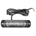 Feu de pénétration signalisation flash 12/24V 18W à 6 LED bicolore