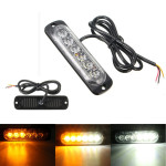 Feu de pénétration signalisation flash 12/24V  18W à 6 LED - Bicolore
