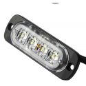 Feu de penetration signalisation flash 12/24V 12W à 4 LED - Bicolore