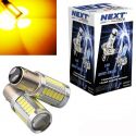 Ampoules P21/5W LED Orange BAY15D 1157 CANBUS clignotant