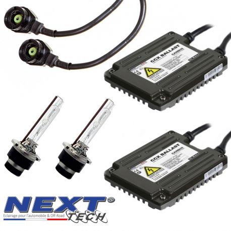 Kit xenon quick start CANBUS D2S 55W CCX™ allumage rapide pour feux de route Kit xenon quick start CANBUS D2S 55W CCX™ allumage rapide pour feux de route