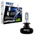 Ampoule LED moto HB4 9006 courtes 55W sans ventilateur - Next-Tech®