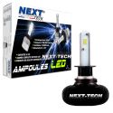 Ampoule LED moto H1 courtes 55W sans ventilateur - Next-Tech®