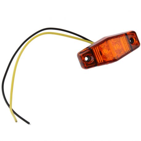 Feu de gabarit LED 12v pour remorque et voiture - Orange Feu de gabarit LED 12v pour remorque et voiture - Orange