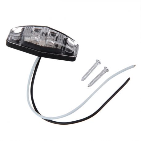 Feu de gabarit LED 12v pour remorque et voiture - Blanc Feu de gabarit LED 12v pour remorque et voiture - Blanc