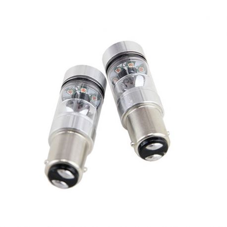 Ampoules P21/4 LED BAZ15D CANBUS 360° clignotant - Orange Ampoules P21/4 LED BAZ15D CANBUS 360° clignotant - Orange