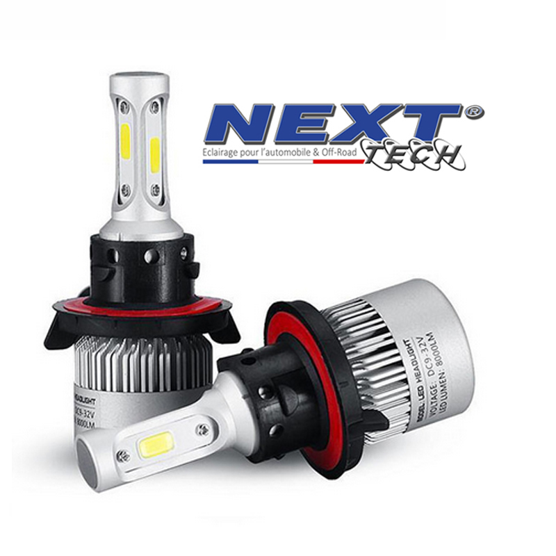 Kit Ampoules HIR2 LED Ventilées pour Auto et Moto - Technologie Tout en Un