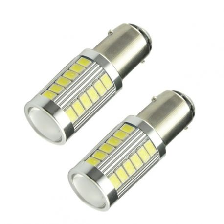 Ampoules P21/4 LED BAZ15D CANBUS feu de stop - Rouge Ampoules P21/4 LED BAZ15D CANBUS feu de stop - Rouge