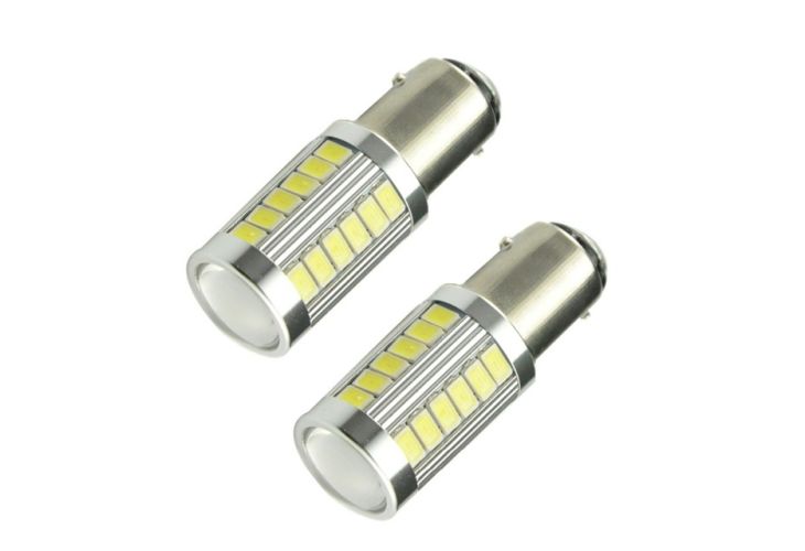 Canbus Rouge De Baz15d Led Feu Ampoules Stop P214 VpzSUGqM