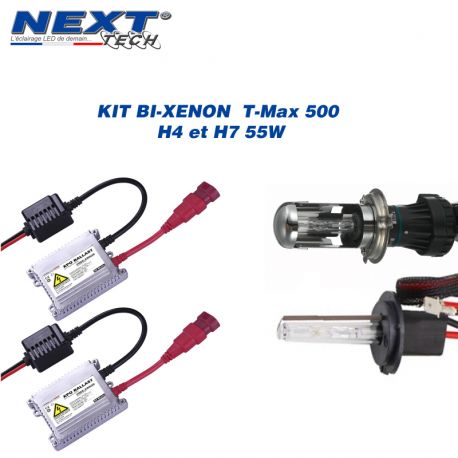 Kit bi-xenon T-Max Yamaha H7 et H4 55W Next-Tech® Kit bi-xenon T-Max Yamaha H7 et H4 55W Next-Tech®