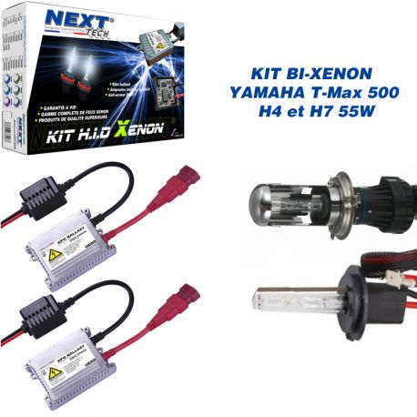 Kit bi-xenon T-Max Yamaha H7 et H4 55W Next-Tech® Kit bi-xenon T-Max Yamaha H7 et H4 55W Next-Tech®