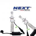 Ampoules LED HB3 9005 55W extra courtes - Tresse acier - Next-Tech®