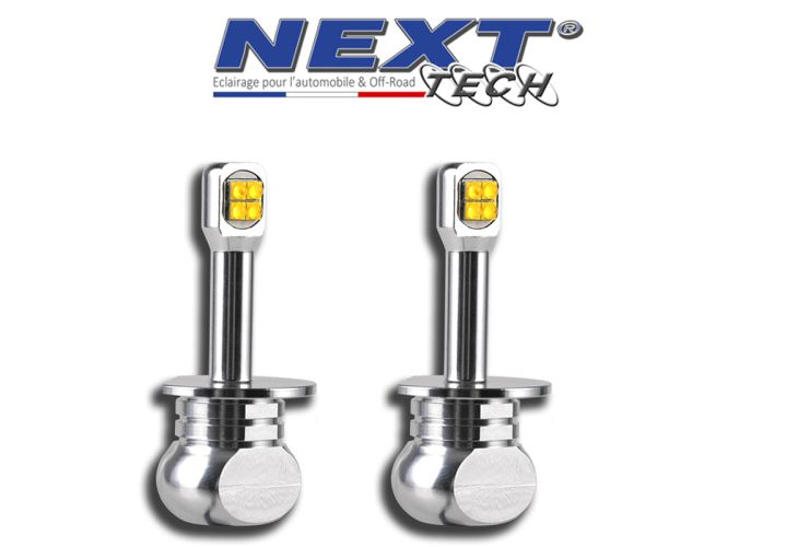 Ampoules LED H3 40W Puissante Blanc NEXTTECH®