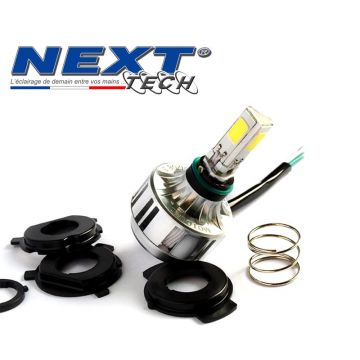 Kit Ampoules H9 LED Ventilées pour Auto et Moto - Technologie Tout en Un