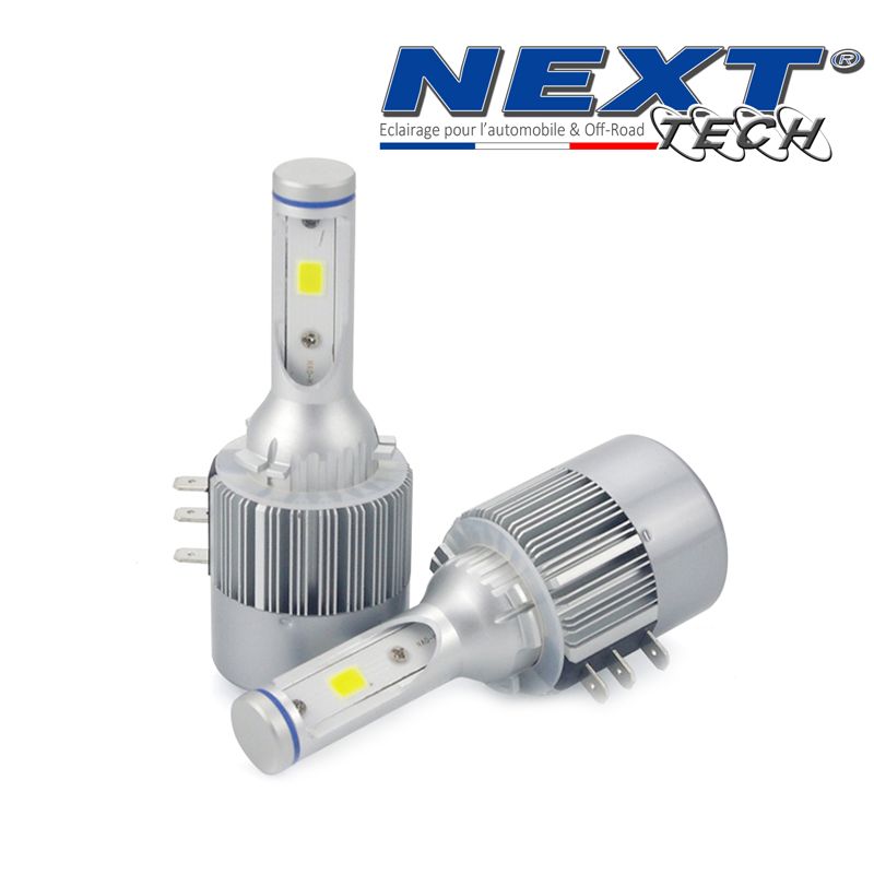 Ampoules LED H15 55W ventilées blanc - Next-Tech