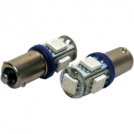 Ampoules veilleuses à LED BAU9S / 12V 10W décalée - Blanc Ampoules veilleuses à LED BAU9S / 12V 10W décalée - Blanc