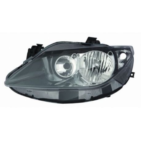 Phare avant - Projecteur principal SEAT IBIZA 2008-2012 OPTIQUE DOUBLE / BASE NOIRE / DROITE