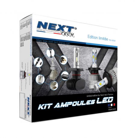 Kit ampoules Bi-LED H4 75W ventilées- Next-Tech® - Serie limitée Kit ampoules Bi-LED H4 75W ventilées- Next-Tech® - Serie limitée