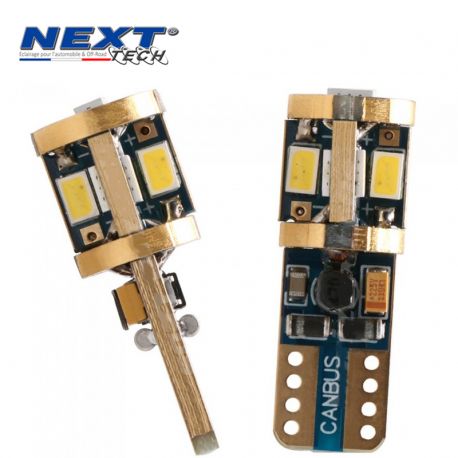 Ampoules veilleuses 12V T10 - W5W LED Super Canbus anti-erreur ODB - GOLD Ampoules veilleuses 12V T10 - W5W LED Super Canbus anti-erreur ODB - GOLD