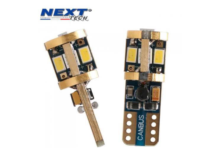 Ampoules Veilleuses 12v T10 W5w Led Canbus Anti Erreur