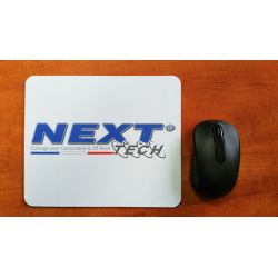 Tapis de souris souple - blanc - Next-Tech®