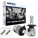 Kit ampoules Bi-LED H4 75W ventilées- Next-Tech® - Serie limitée